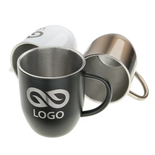 Tasse en acier Falun - Blanc