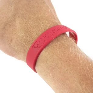Bracelet en silicone Dolores - Rose