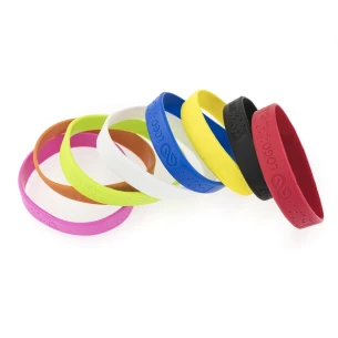 Bracelet en silicone Dolores - Rouge