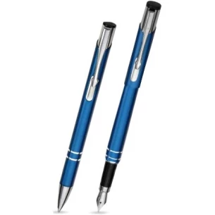 Parure stylo + stylo Cosmo - Bleu