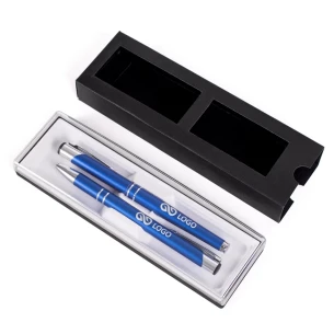 Parure stylo + stylo Cosmo - Bleu
