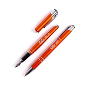 Parure stylo + stylo Cosmo - Bleu