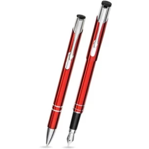 Parure stylo + stylo Cosmo - Rouge