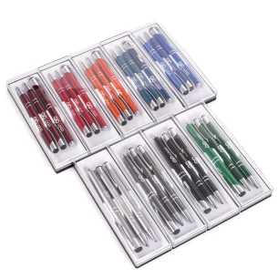 Parure de stylos et crayons Cosmo - Rouge