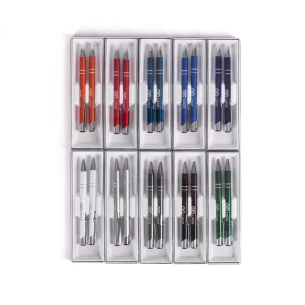Parure de stylos et crayons Cosmo - Bleu