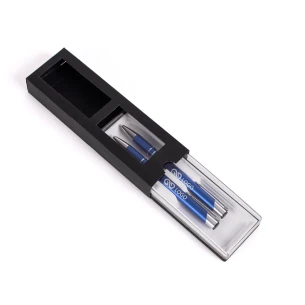 Parure de stylos et crayons Cosmo - Bleu foncé