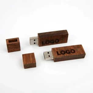 Clé USB Wood 32 Go - Beige