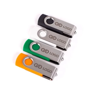 Clé USB Twister 16 Go - Jaune