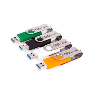 Clé USB Twister 16 Go - Jaune