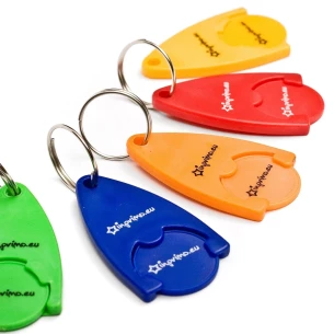 Porte-clefs panier - Bleu