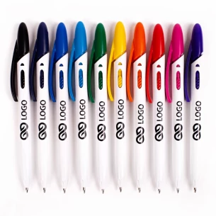 Stylo à bille Rico White - Noir