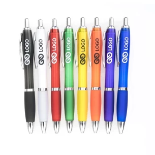 Stylo à bille arc-en-ciel - Rouge