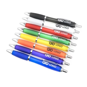 Stylo à bille arc-en-ciel - Blanc